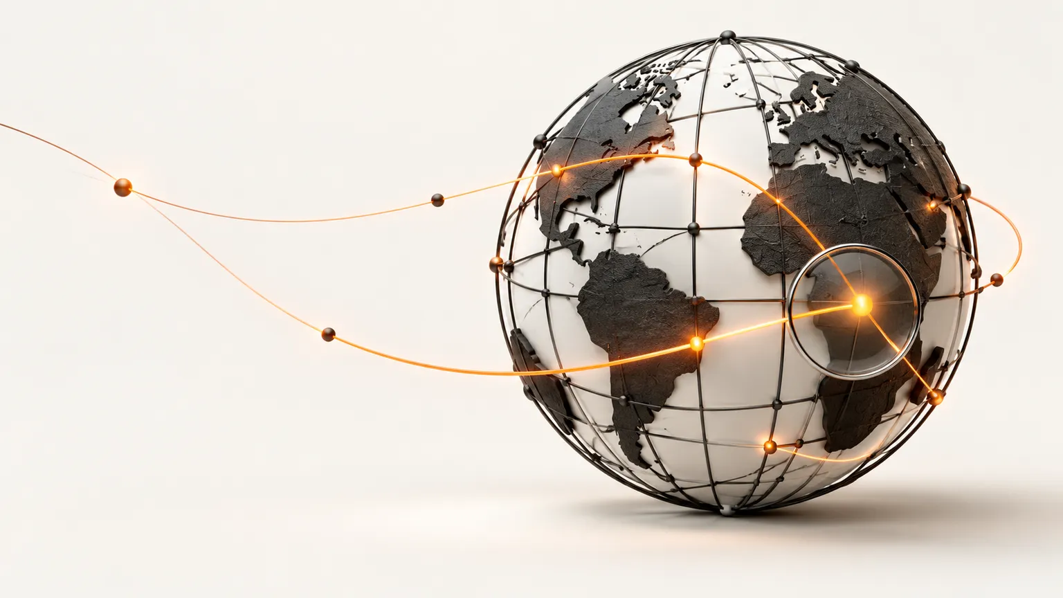 Conceptual illustration of connected payment infrastructure and transaction monitoring.