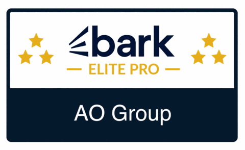 AO Group Bark Elite Pro recognition badge